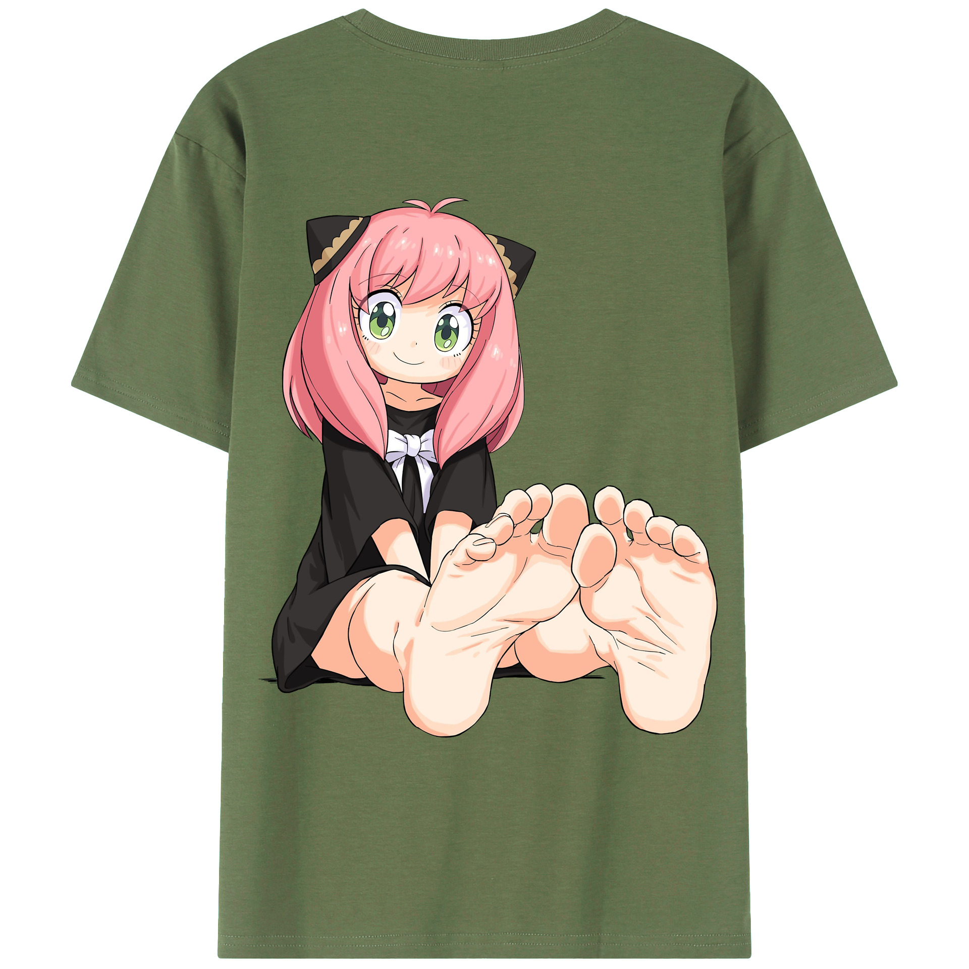 （画像用） SPY×FAMILY间谍家家酒 綿100％ メンズ半袖Tシャツ（バックプリント） 通気性